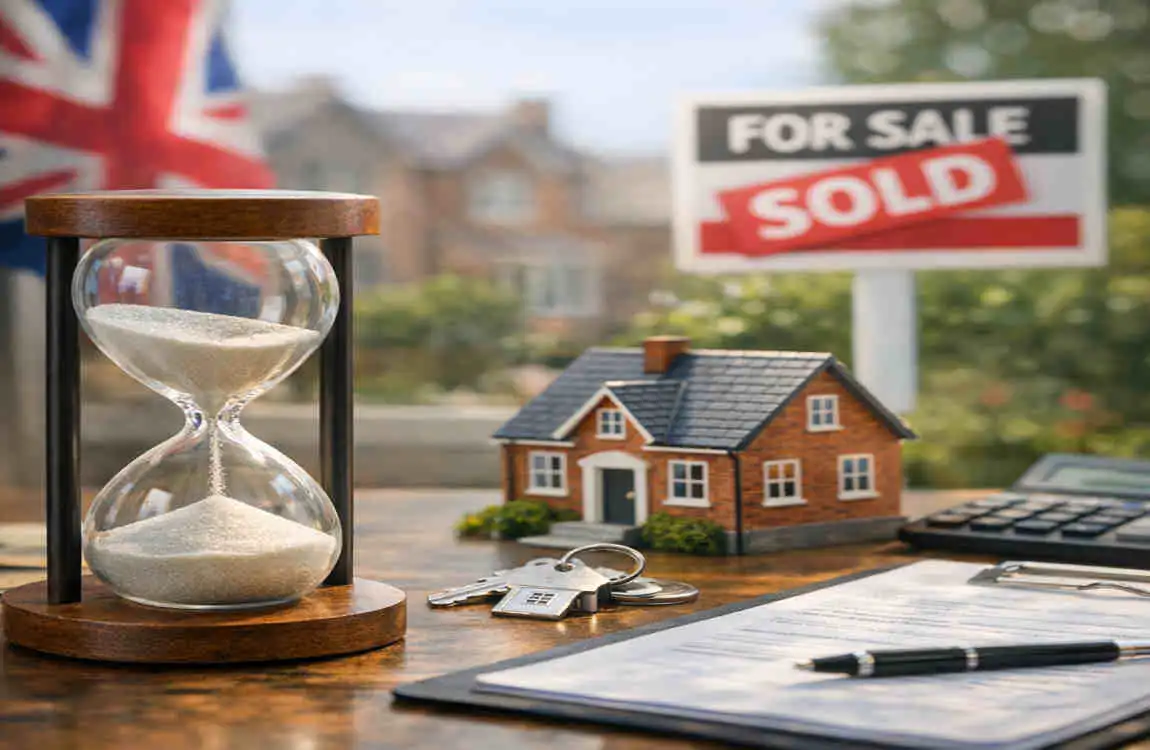 when is a house considered sold uk