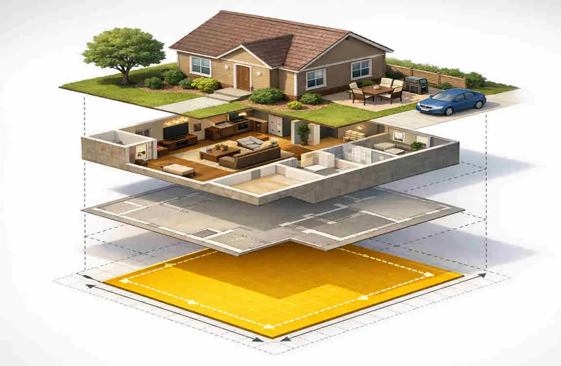 how to measure house floor area