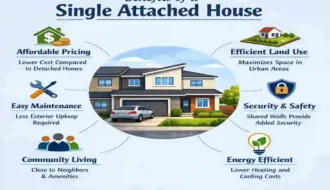 what is the single attached house