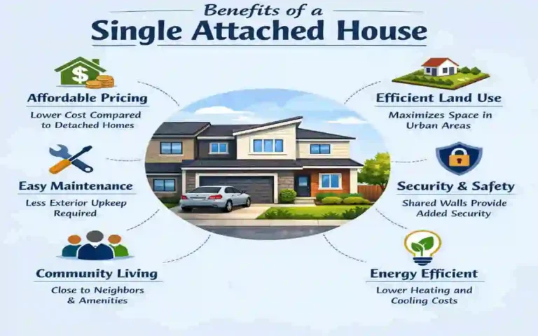 what is the single attached house