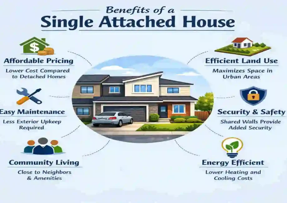 what is the single attached house