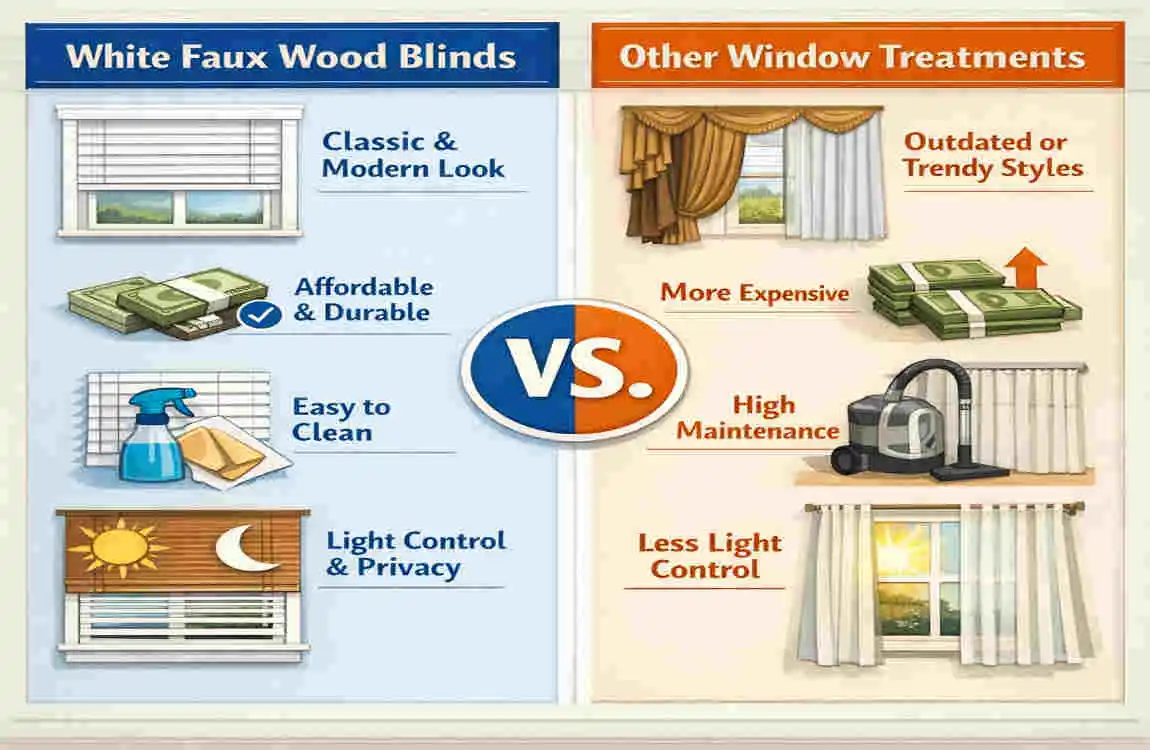 home decorators collection white cordless faux wood blinds