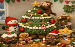 jellycat amuseables decorated christmas