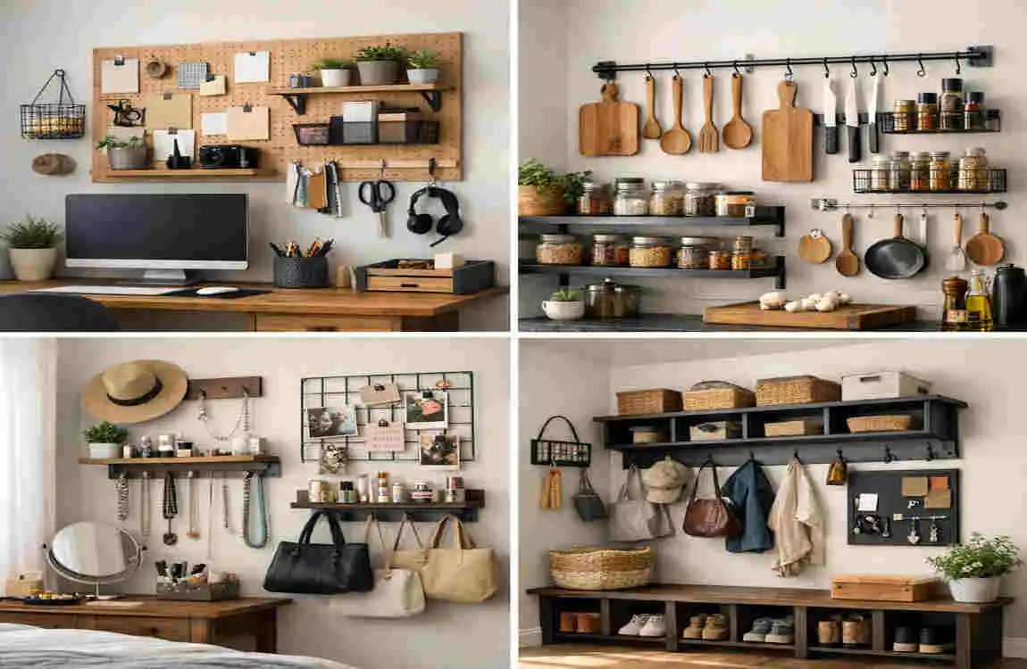home decorative wall storage ideas