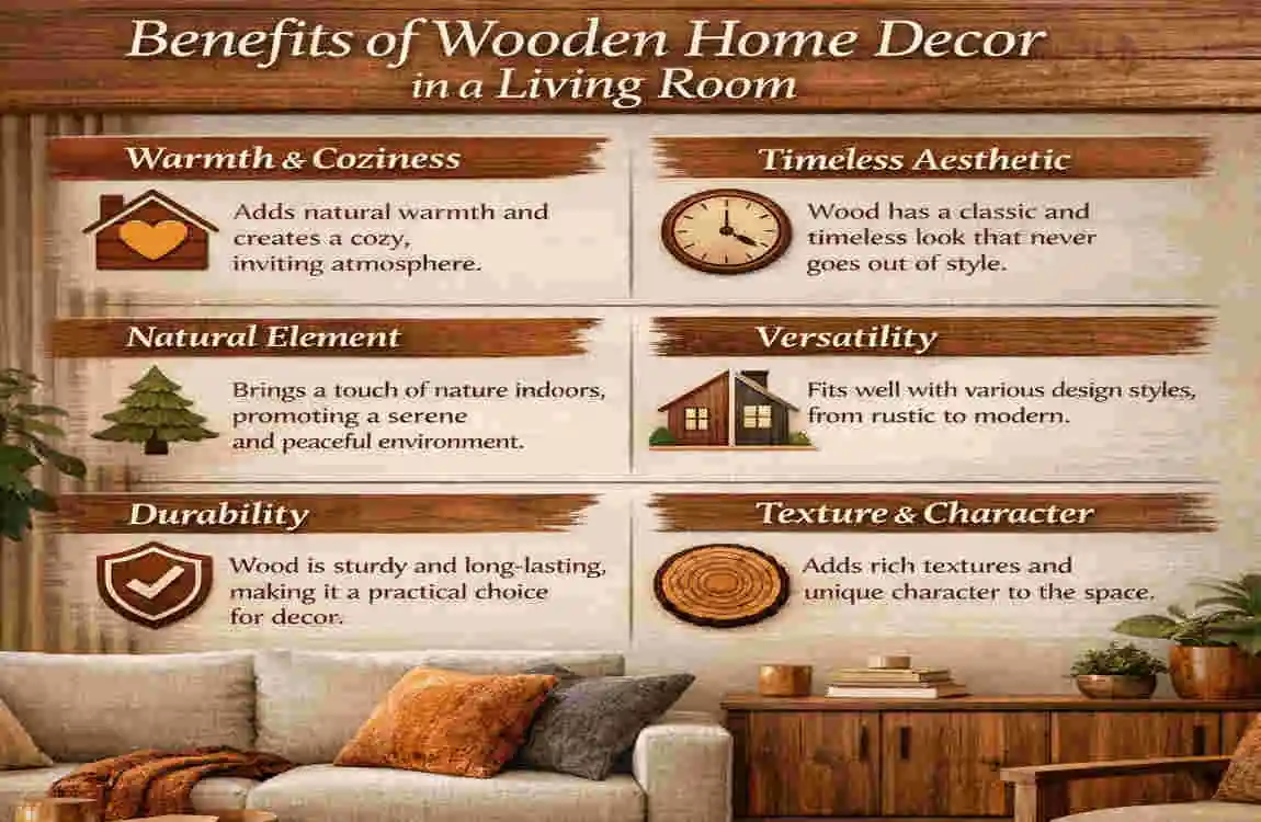 Wooden Home Decor for Living Room