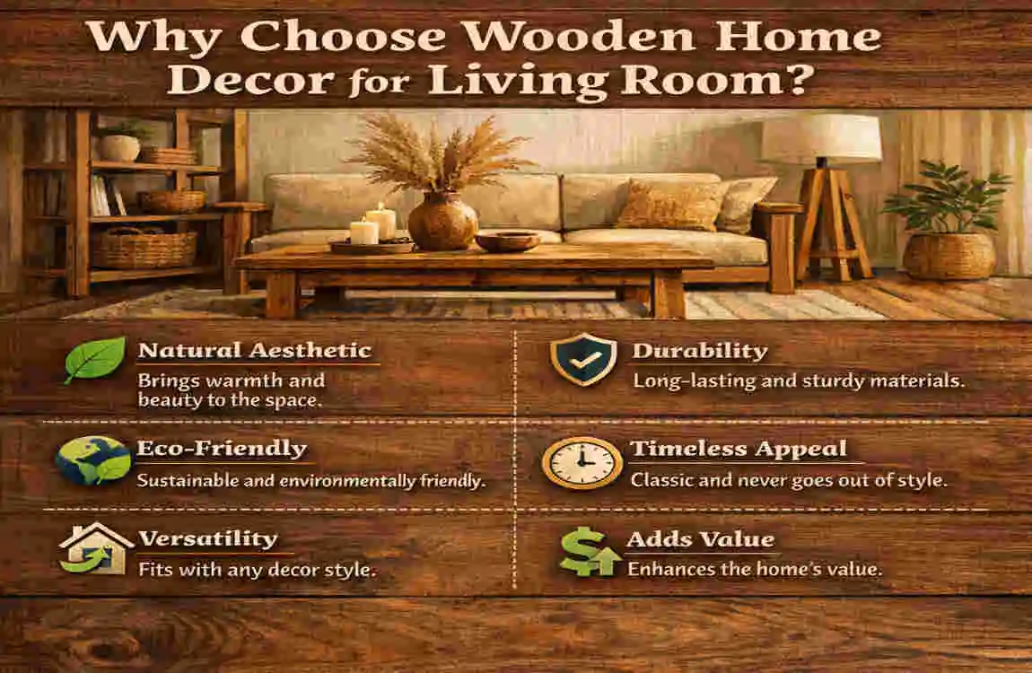 Wooden Home Decor for Living Room