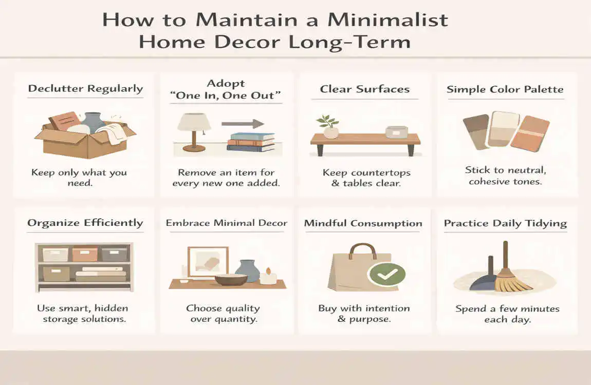 minimalist home decorating