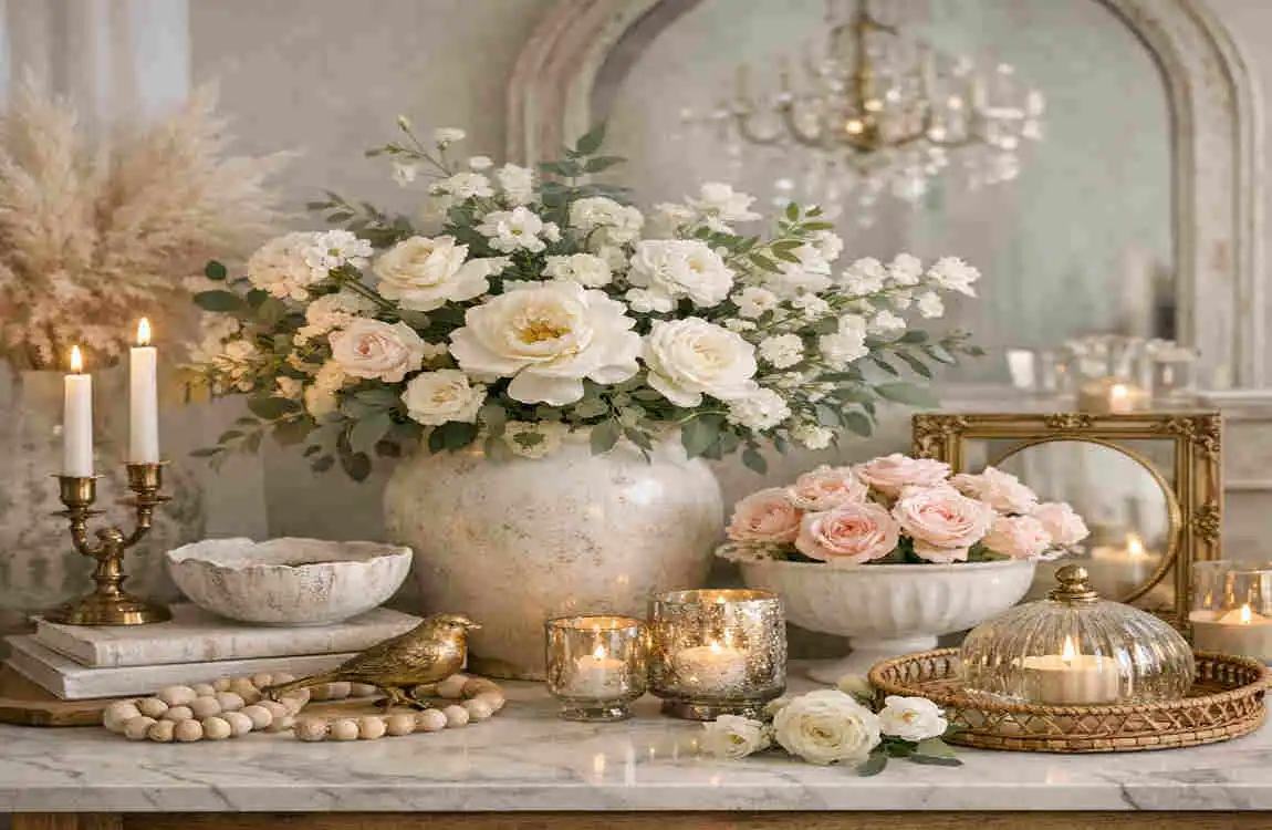 stylish floral and home decor