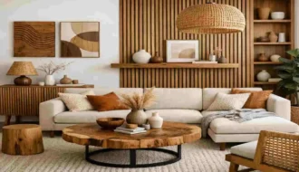Wooden Home Decor for Living Room