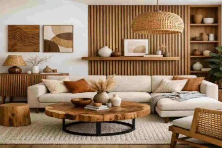Wooden Home Decor for Living Room