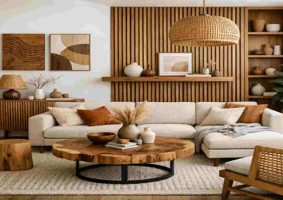 Wooden Home Decor for Living Room