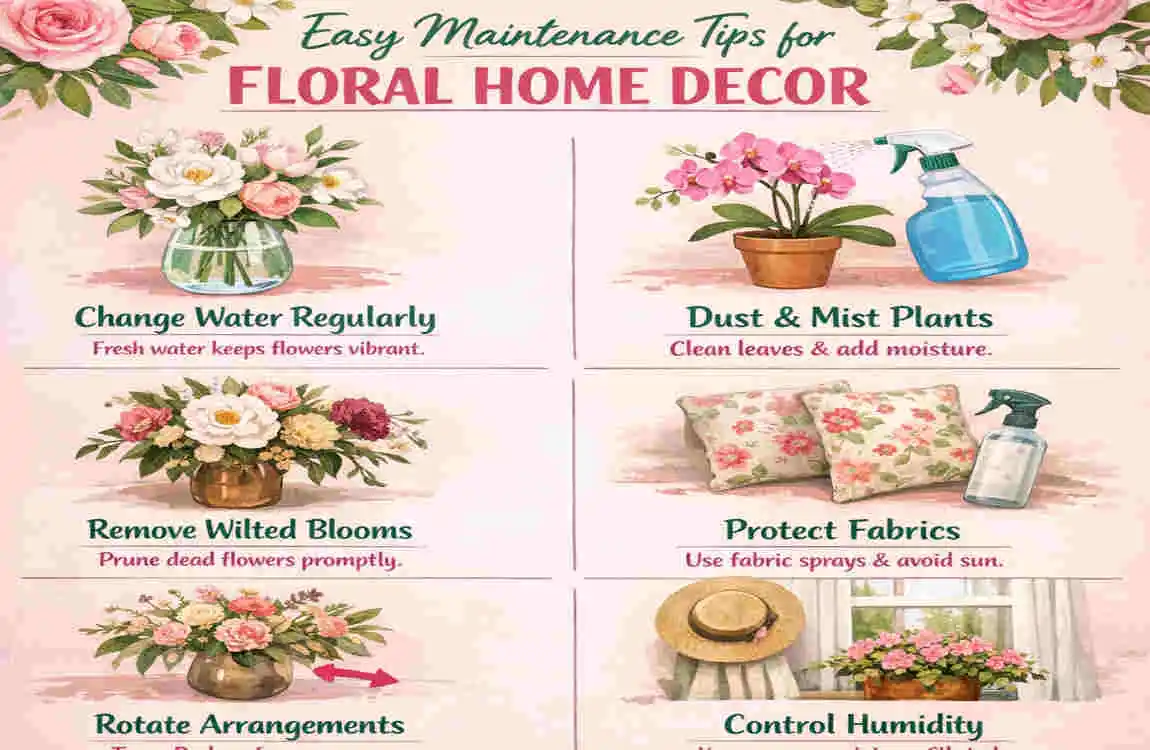 stylish floral and home decor