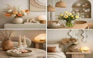 stylish floral and home decor