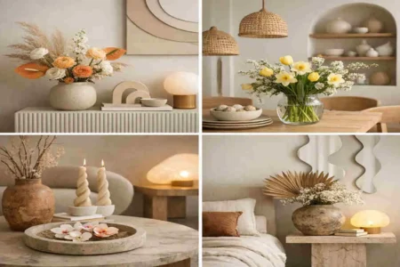 stylish floral and home decor