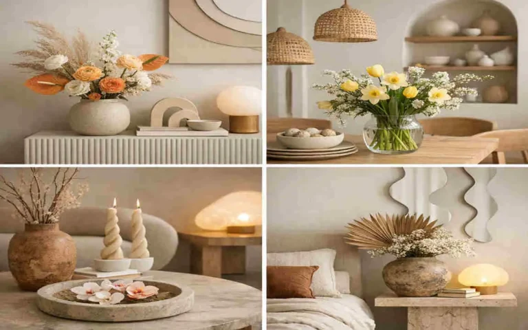 stylish floral and home decor
