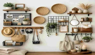 home decorative wall storage ideas