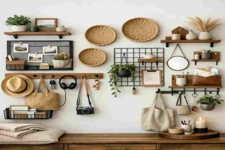 home decorative wall storage ideas
