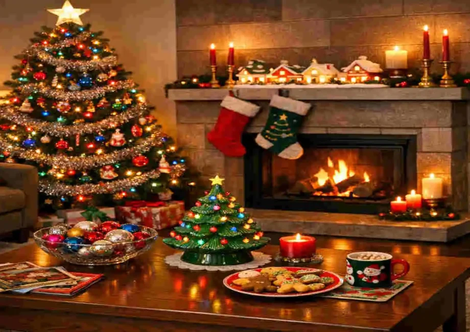 1980's vintage christmas decorations