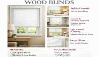 home decorators collection white cordless faux wood blinds