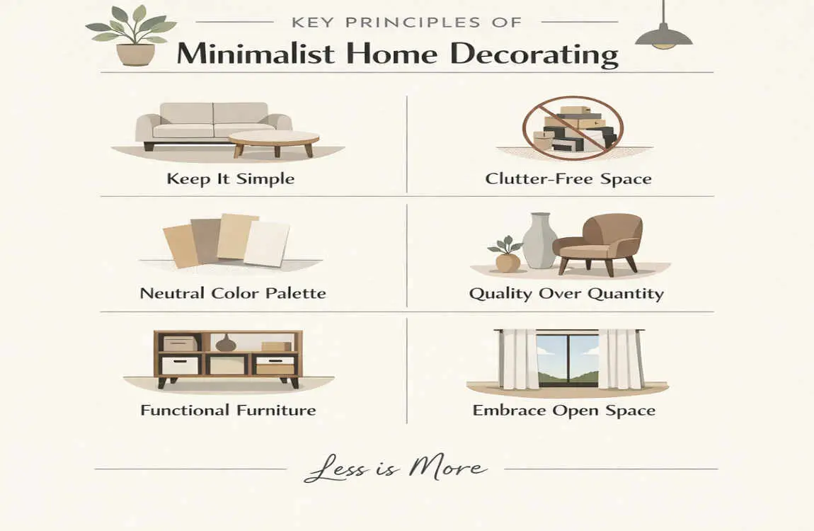 minimalist home decorating