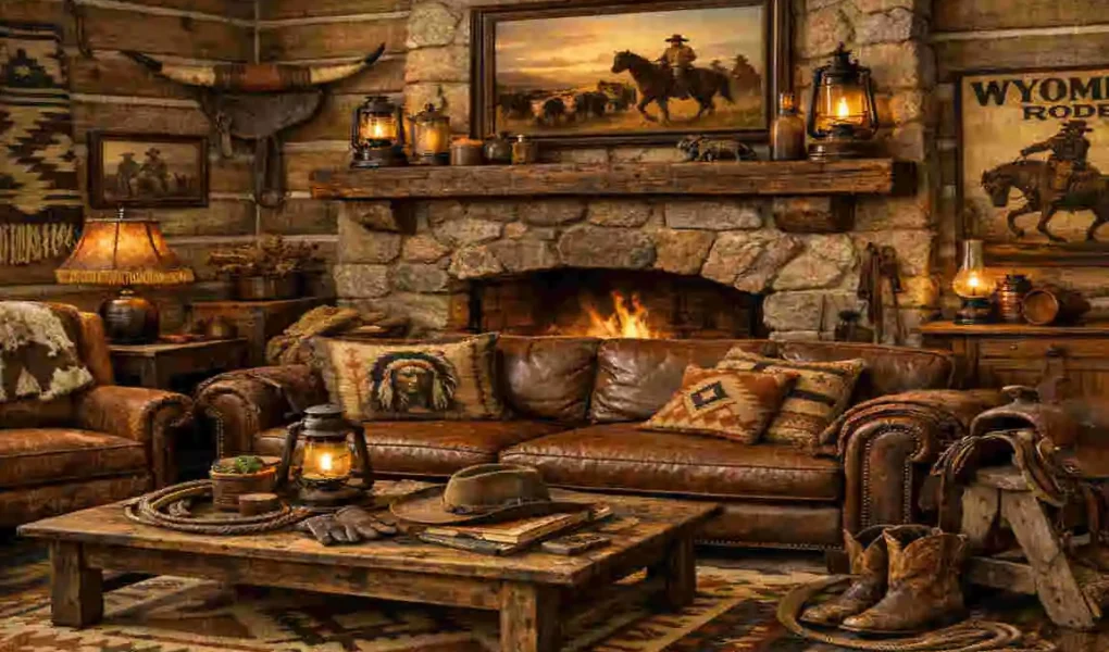 vintage rustic western home decor