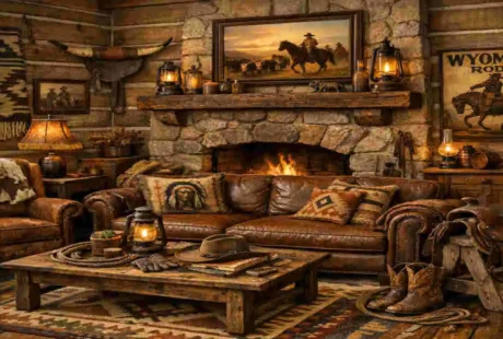 vintage rustic western home decor