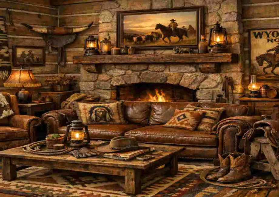 vintage rustic western home decor
