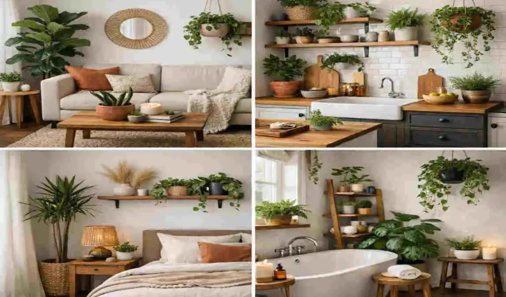 home decorated plants idea