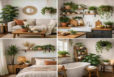 home decorated plants idea
