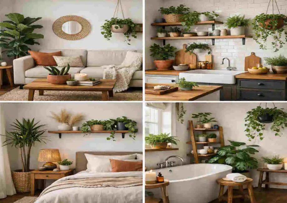 home decorated plants idea