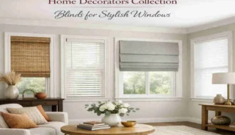 home decorators collection light gray cordless faux wood blinds
