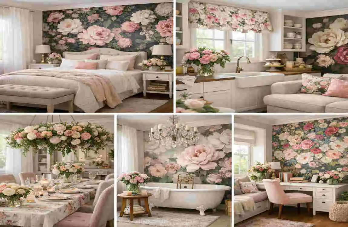 floral design with light home decor style idea