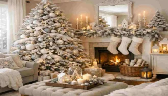 home decorators kenwood flocked fraser fir
