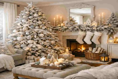 home decorators kenwood flocked fraser fir