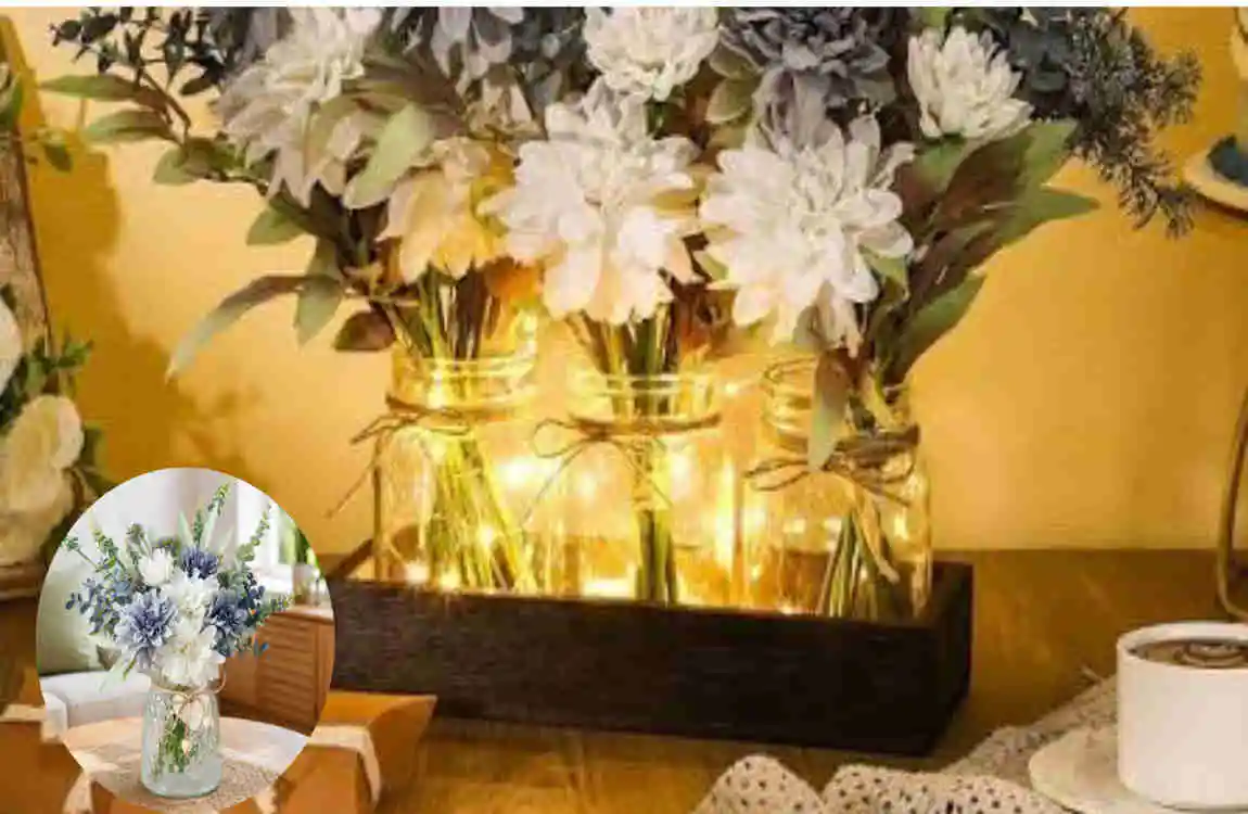 floral design with light home decor