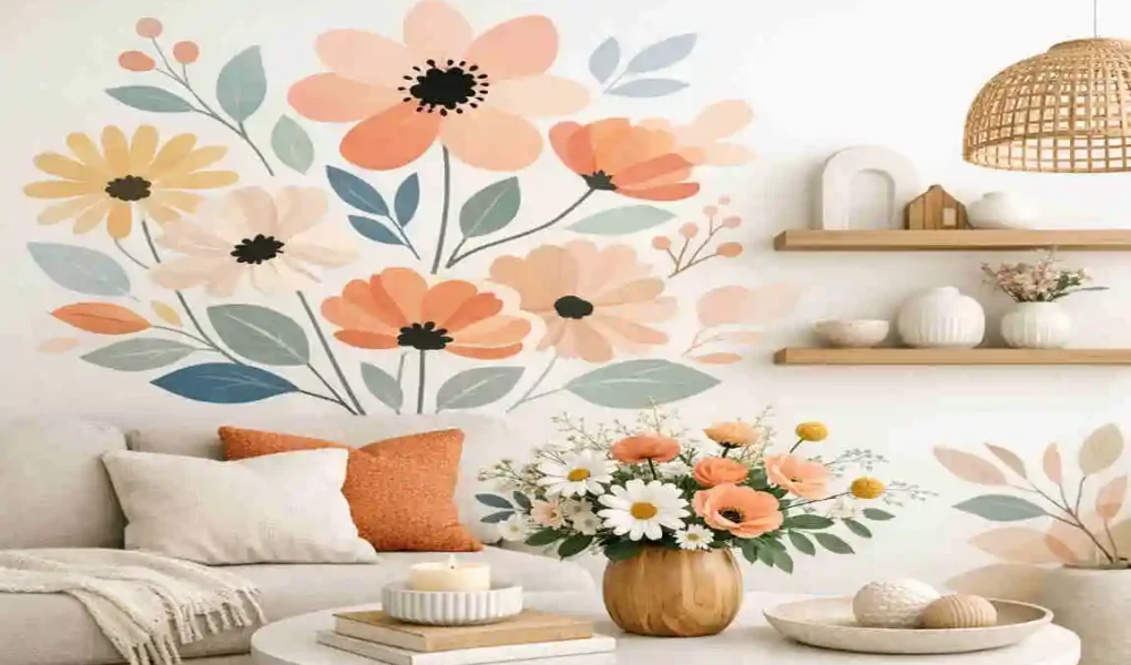 floral design with light home decor style idea