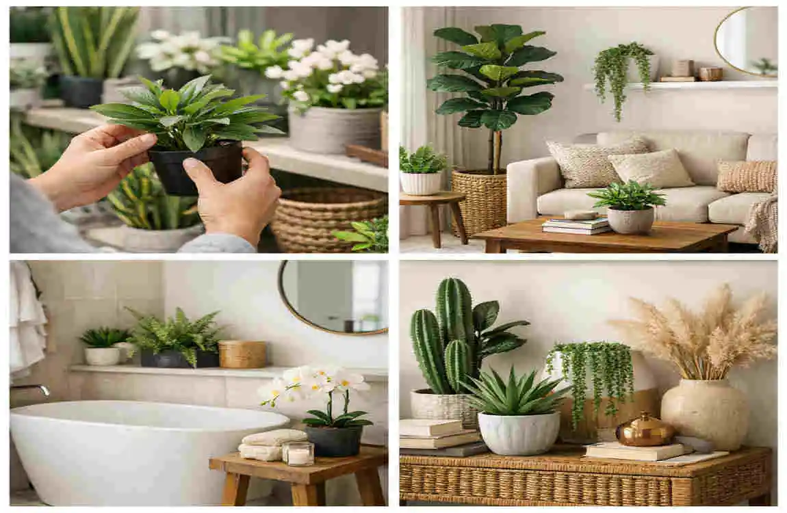artificial plants for home decor