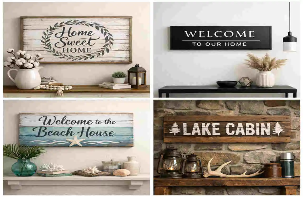 home decor signs transform space