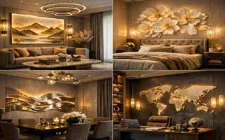 room by room wall decorations lighting setup