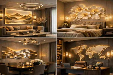 room by room wall decorations lighting setup
